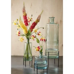 Mica Decorations Guan Glazen Fles - H40 x Ø15 cm - Transparant Hot