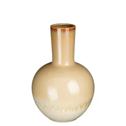 Mica Decorations Holm Vaas - H42 x Ø27,5 cm - Keramiek - Crème Discount