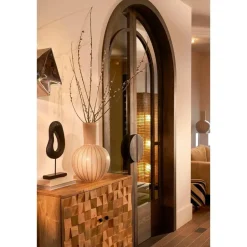 Mica Decorations Holm Vaas - H42 x Ø27,5 cm - Keramiek - Crème Outlet