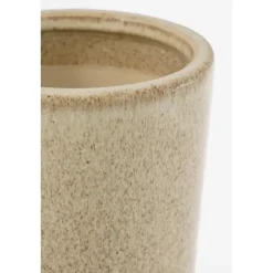 Mica Decorations Holm Vaas - H42 x Ø27,5 cm - Keramiek - Crème Outlet