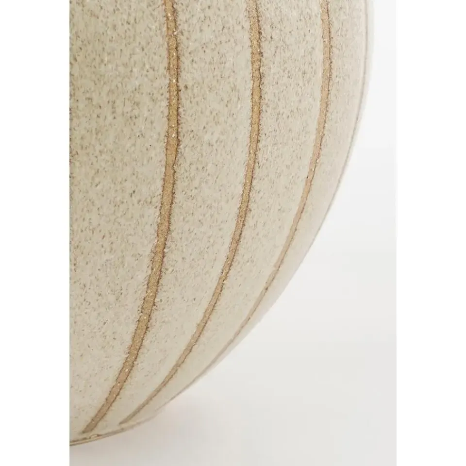 Mica Decorations Holm Vaas - H42 x Ø27,5 cm - Keramiek - Crème Outlet