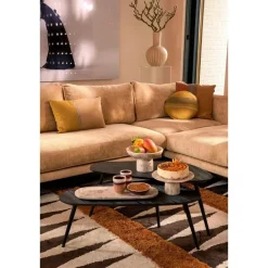 Mica Decorations Holm Vaas - H42 x Ø27,5 cm - Keramiek - Crème Outlet