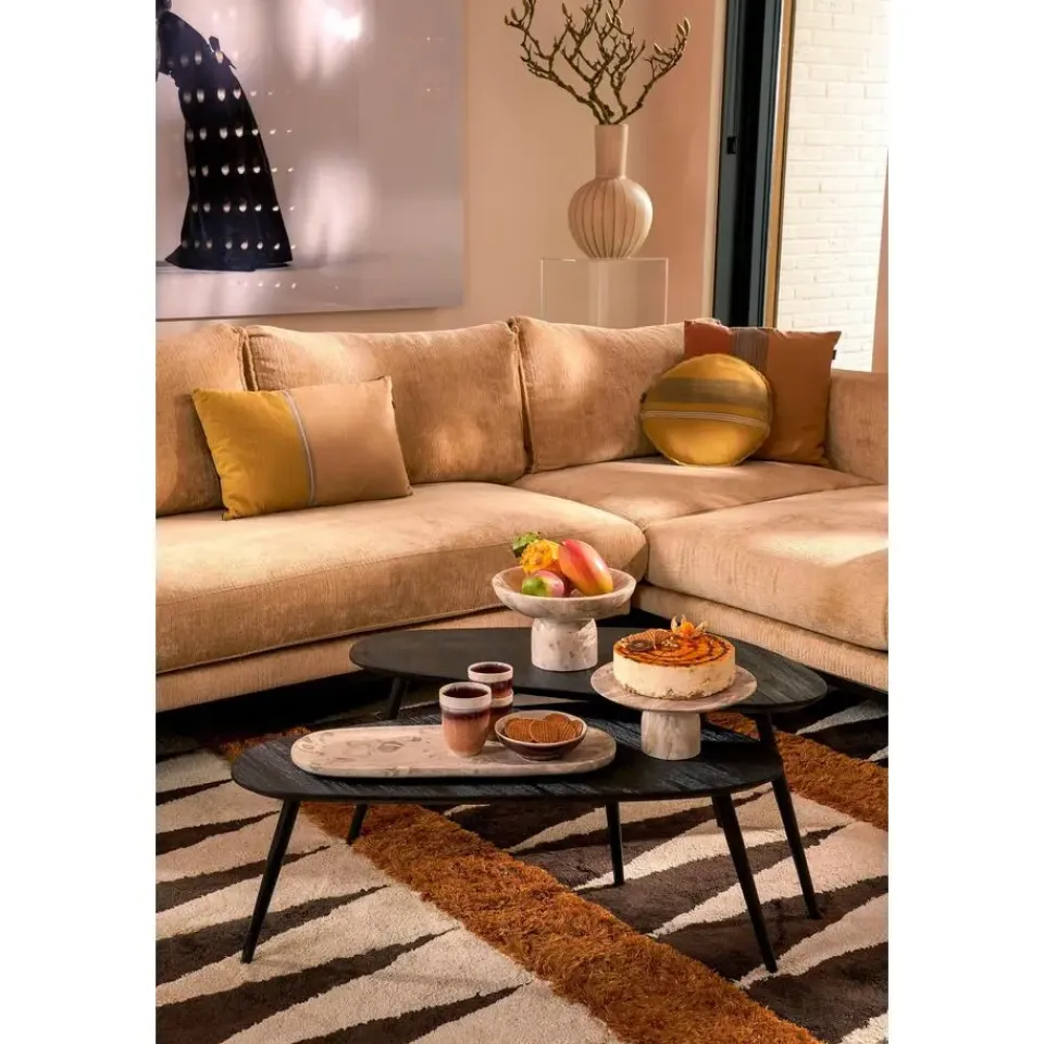 Mica Decorations Holm Vaas - H42 x Ø27,5 cm - Keramiek - Crème Outlet