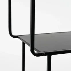 Mica Decorations Jules Open kast - L76 x B30 x H178 cm - Zwart Discount