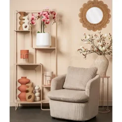 Mica Decorations Jules Open kast - Metaal - Lichtbruin Hot