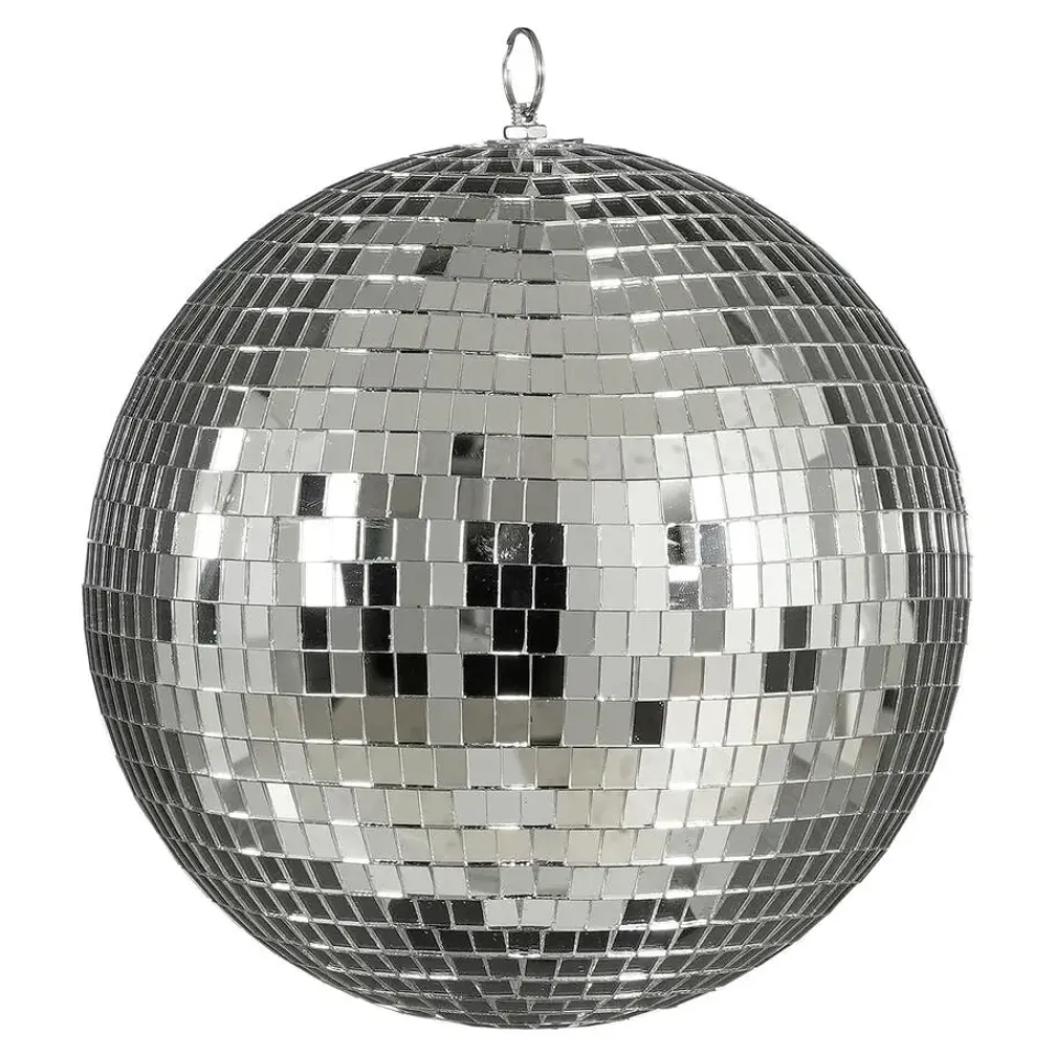 Mica Decorations Kerst Discobal - Ø25 cm - Zilver Online