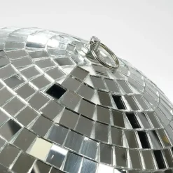 Mica Decorations Kerst Discobal - Ø25 cm - Zilver Online