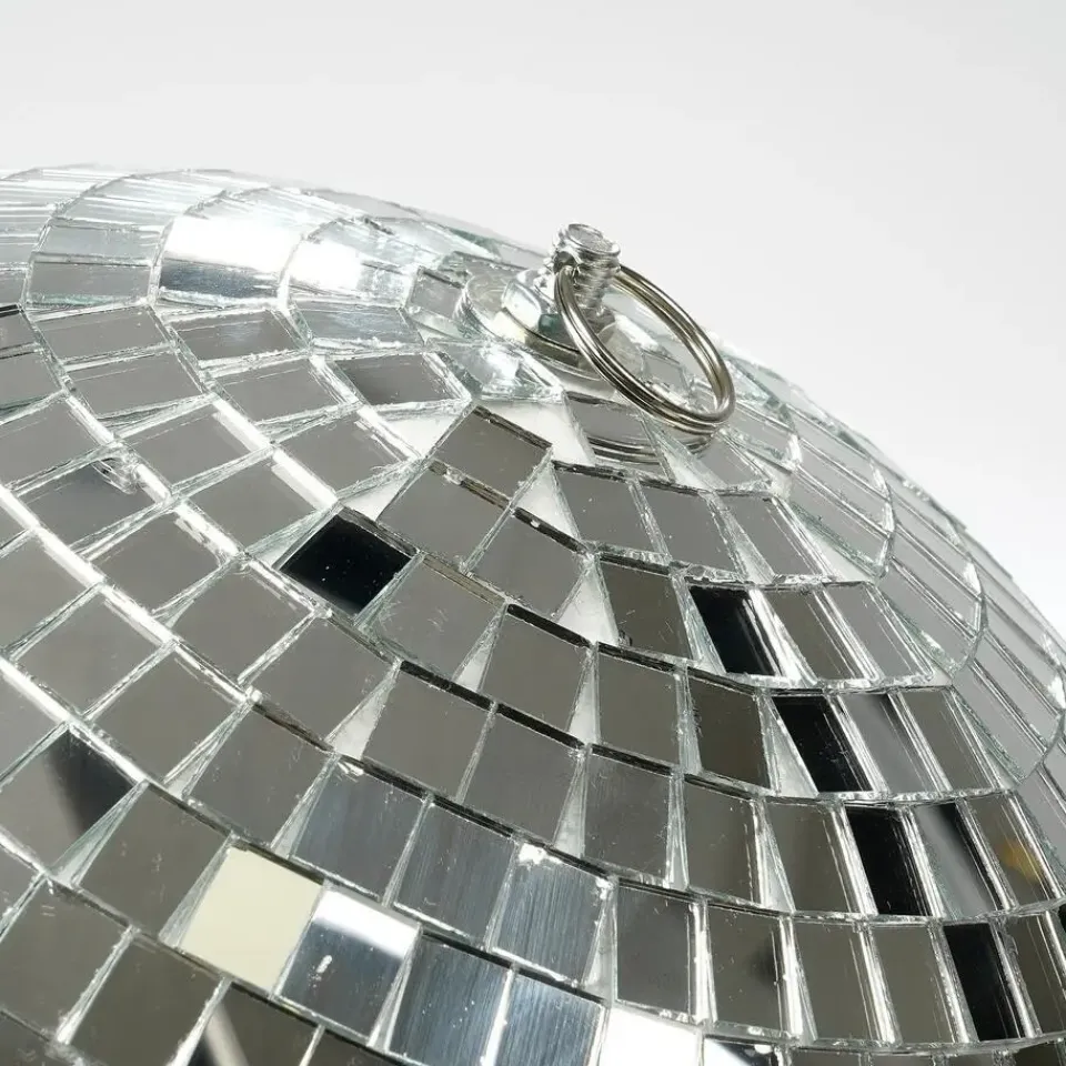 Mica Decorations Kerst Discobal - Ø25 cm - Zilver Online