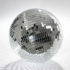 Mica Decorations Kerst Discobal - Ø25 cm - Zilver Online