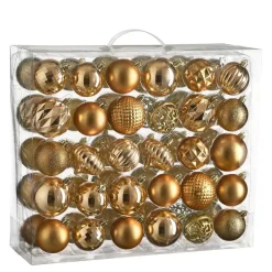 Mica Decorations Kerstballen Set - 60 Stuks - Koper Sale