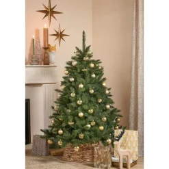 Mica Decorations Kerstballen Set - 60 Stuks - Goud Discount