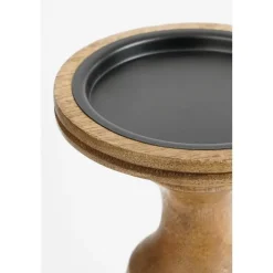 Mica Decorations Nino Kandelaar - H10 x Ø21 cm - Mangohout - Bruin Hot