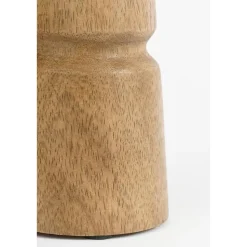 Mica Decorations Nino Kandelaar - H10 x Ø21 cm - Mangohout - Bruin Hot