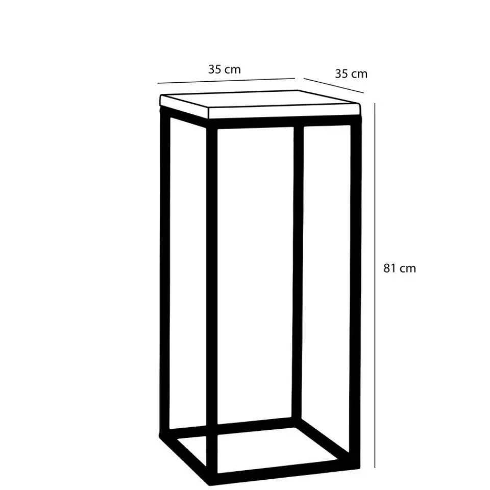 Mica Decorations Oskar Bijzettafel L35 x B35 x H81 cm Best