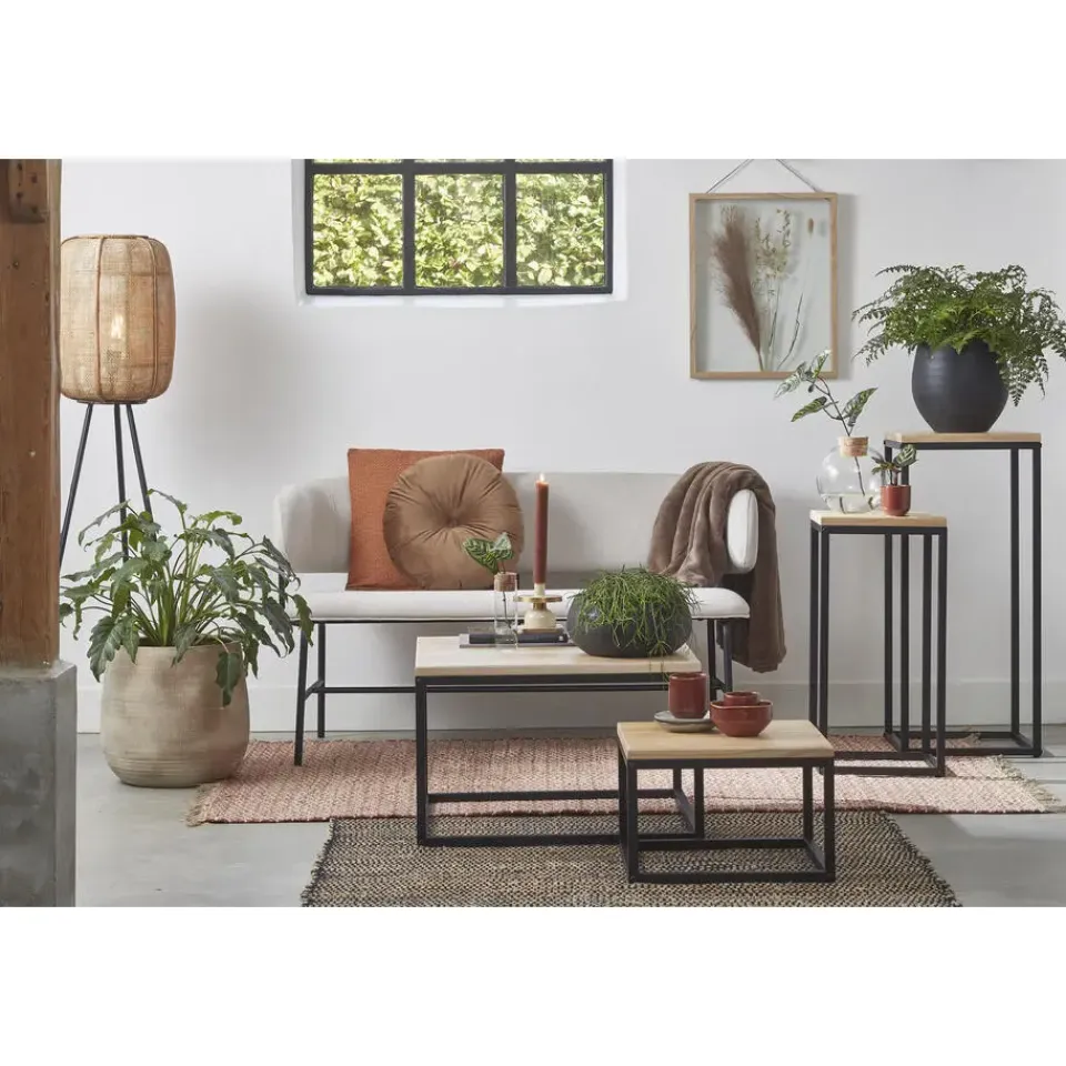 Mica Decorations Oskar Bijzettafel L35 x B35 x H81 cm Best