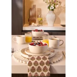 Mica Decorations Ozzu Serviesset 4 Persoons - Steengoed - Off-white Hot