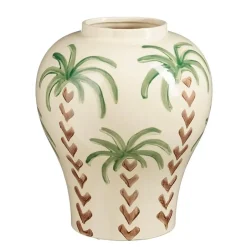 Mica Decorations Paradiso Vaas - H32 x Ø26 cm - Keramiek - Off-white Clearance