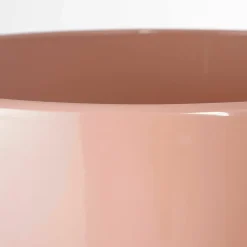 Mica Decorations Planten/bloempot Tusca - roze - D13 x 13 cm New