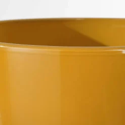 Mica Decorations Planten/bloempot Tusca - geel - D12 x H11cm Clearance