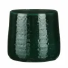 Mica Decorations Plantenpot - Keramiek - green - 24 x 21 cm Clearance