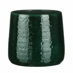 Mica Decorations Plantenpot - Keramiek - green - 24 x 21 cm Clearance