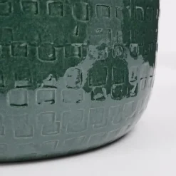 Mica Decorations Plantenpot - Keramiek - green - 24 x 21 cm Clearance