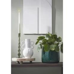 Mica Decorations Plantenpot - Keramiek - green - 24 x 21 cm Clearance