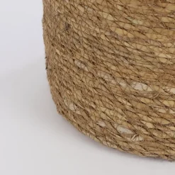 Mica Decorations Plantenpot - rotan - bruin - plantenmand - 18 x 18 cm Hot