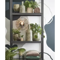 Mica Decorations Plantenpot - Terracotta - groen - 24 x 22 cm New