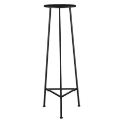 Mica Decorations Plantentafel - H120 x Ø35 cm - Metaal - Zwart Sale