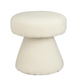 Mica Decorations Poef - H46 x Ø49 cm - Off White Hot