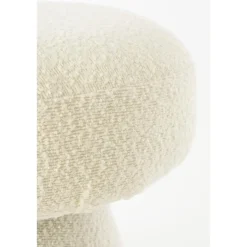 Mica Decorations Poef - H46 x Ø49 cm - Off White Hot