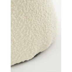 Mica Decorations Poef - H46 x Ø49 cm - Off White Hot
