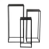 Mica Decorations Quinty Bijzettafel - Set van 3 - Zwart New