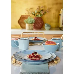 Mica Decorations Racco Serviesset 4 Persoons - Steengoed - Lichtgrijs Best