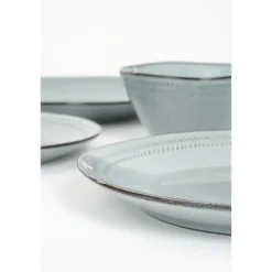 Mica Decorations Racco Serviesset 4 Persoons - Steengoed - Lichtgrijs Best