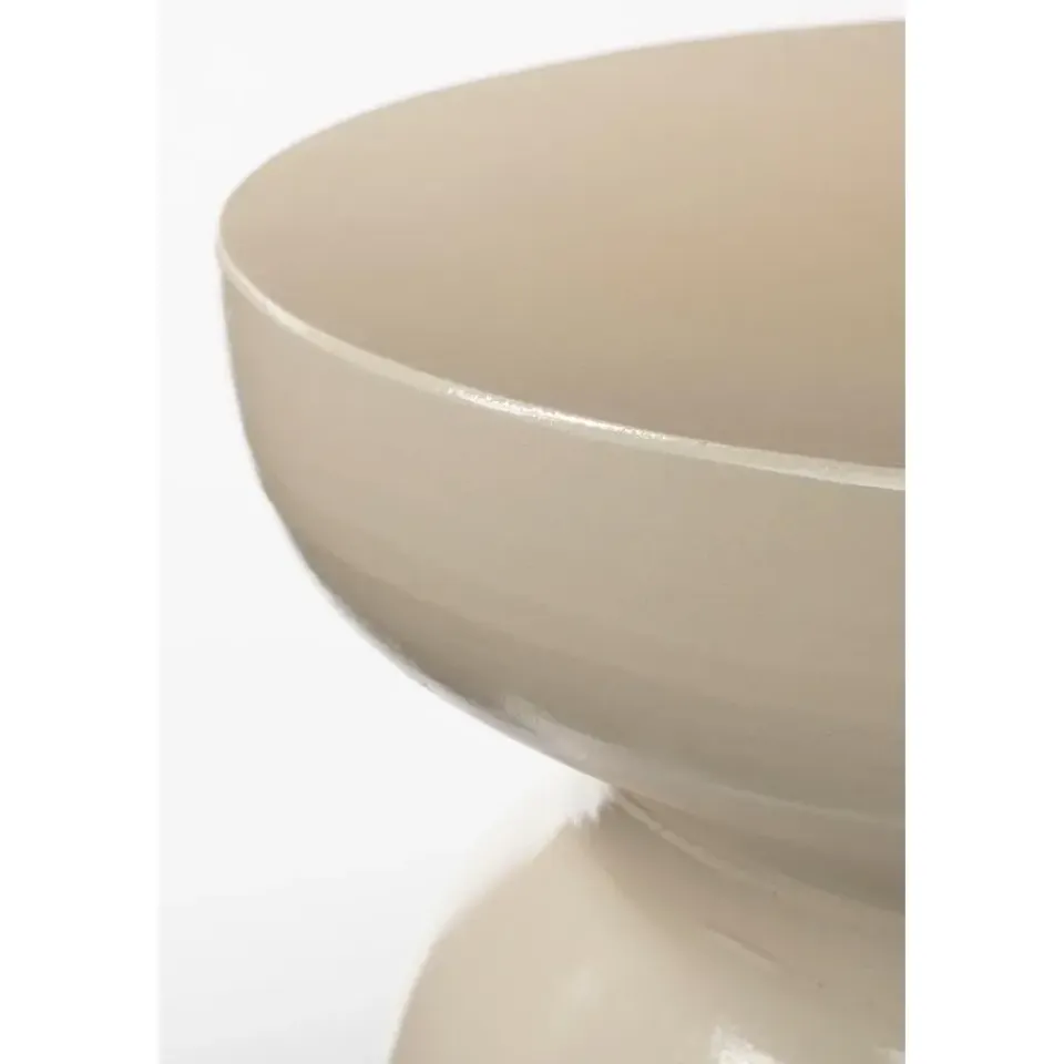 Mica Decorations Stage Bijzettafel - H45 x Ø35 cm - Cement - Beige Hot