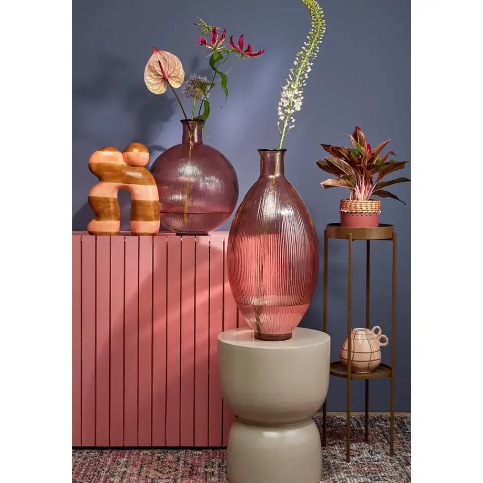 Mica Decorations Stage Bijzettafel - H45 x Ø35 cm - Cement - Beige Outlet