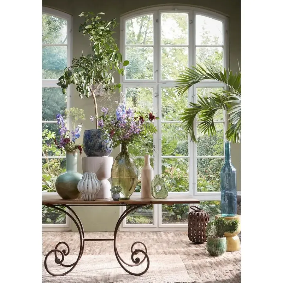 Mica Decorations Stage Bijzettafel - H45 x Ø35 cm - Cement - Beige Outlet