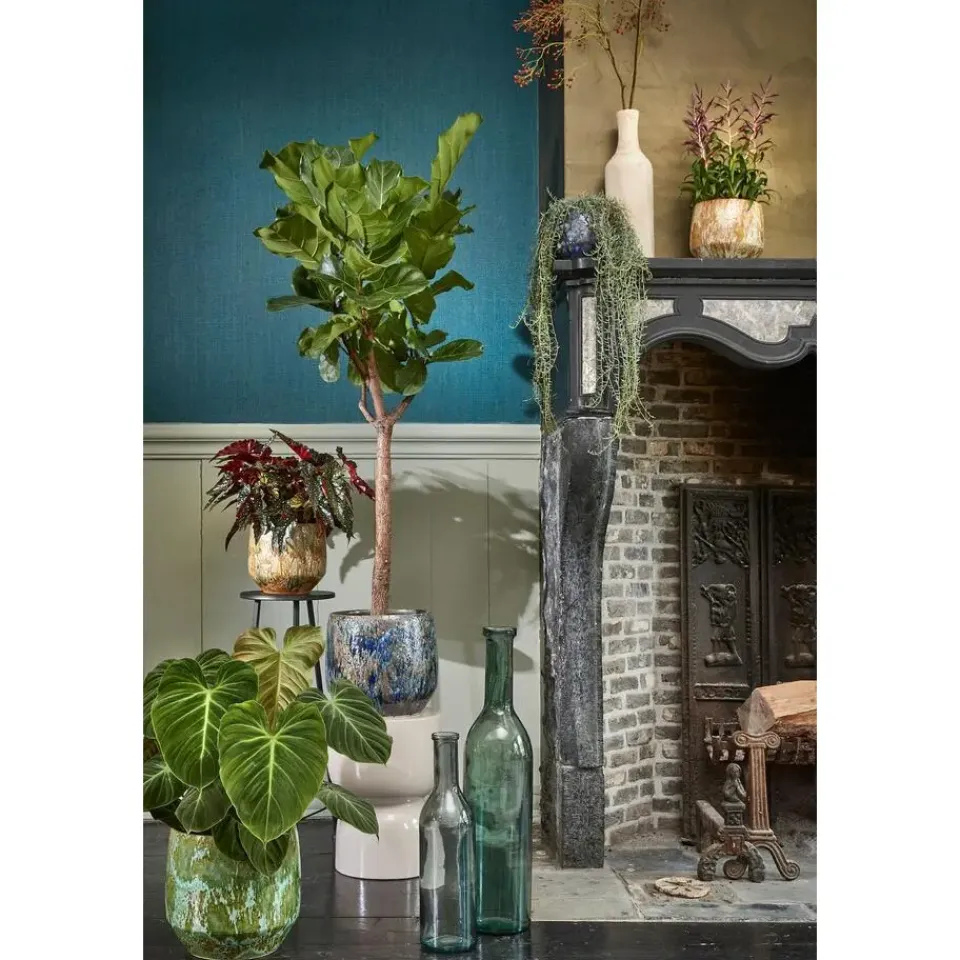 Mica Decorations Stage Bijzettafel - H45 x Ø35 cm - Cement - Beige Outlet