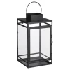 Mica Decorations Storm Lantaarn - L19,5 x B19 x H36 cm - Zwart Discount