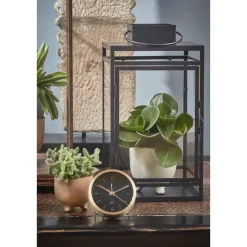 Mica Decorations Storm Lantaarn - L19,5 x B19 x H36 cm - Zwart Discount