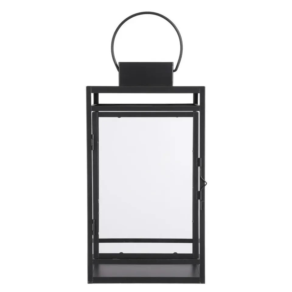 Mica Decorations Storm Lantaarn - L19,5 x B19 x H36 cm - Zwart Discount