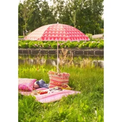 Mica Decorations Strandparasol - H180 x Ø160 cm - Roze New