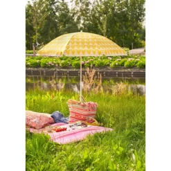 Mica Decorations Strandparasol - H180 x Ø160 cm - Geel Sale