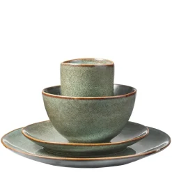 Mica Decorations Tabo Serviesset 4 persoons Keramiek Groen Best