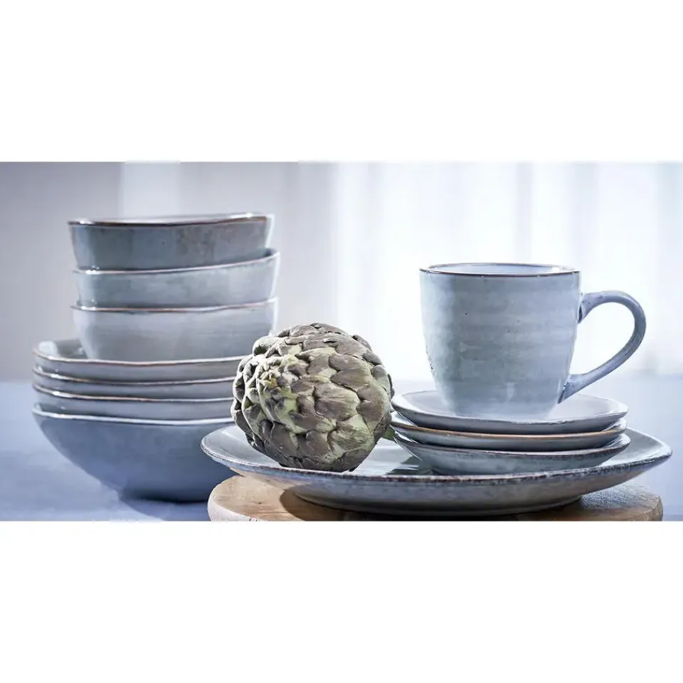 Mica Decorations Tabo Serviesset 4 persoons Keramiek Grijs Outlet