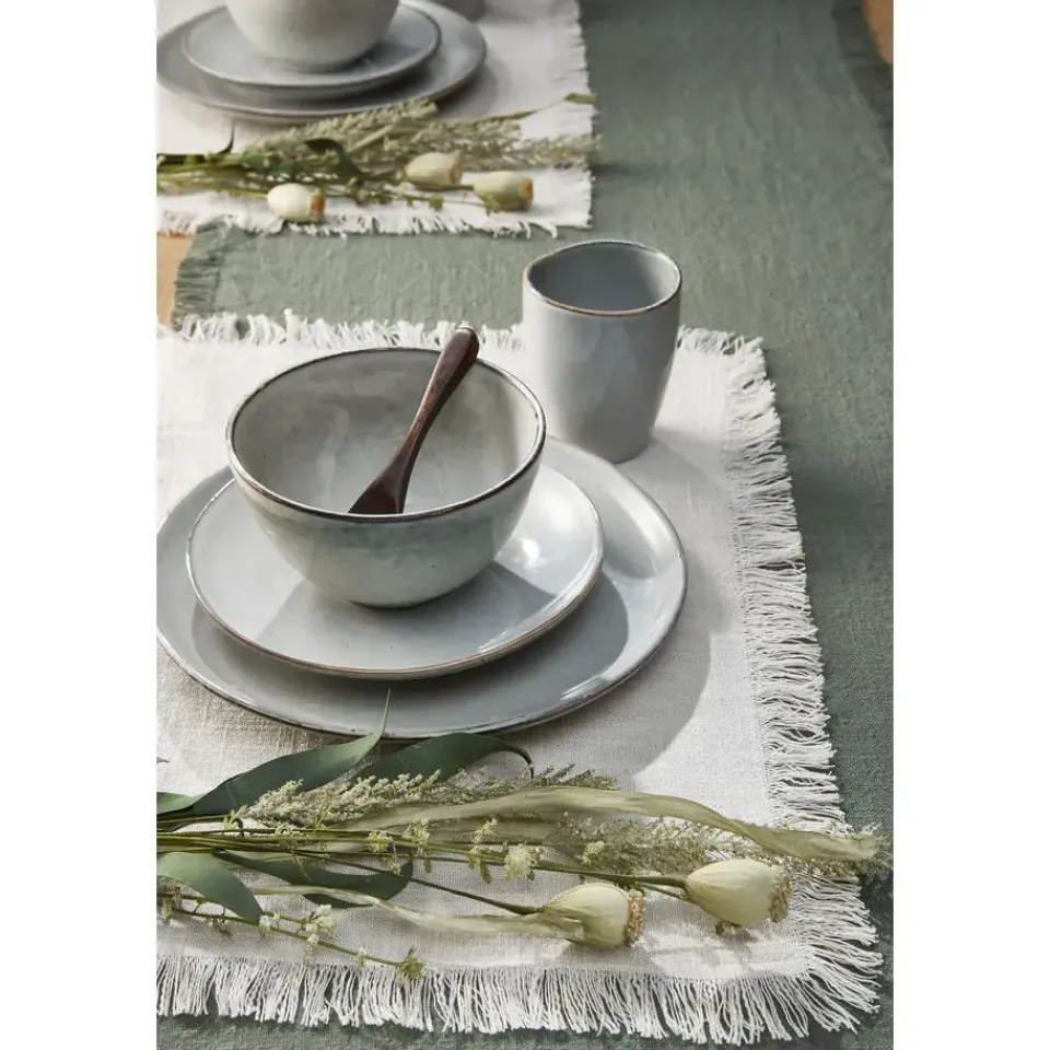 Mica Decorations Tabo Serviesset 4 persoons Keramiek Grijs Outlet