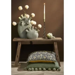 Mica Decorations Trent Kandelaar - H33 x Ø9 cm - Glas - Donkergrijs Hot