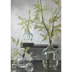Mica Decorations Vaas Diego - flessenhals - gerecycled glas - 42 cm New